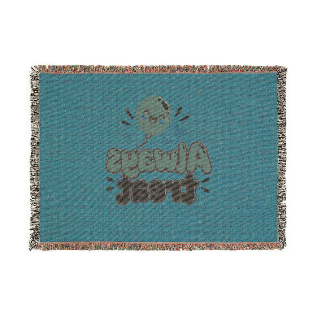 Always Treat Woven Blanket – Playful Sweet Treat Design