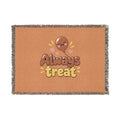 Always Treat Woven Blanket – Playful Sweet Treat Design